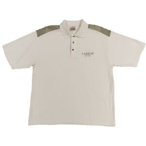 Pyramid Creations White & Green Luxor Las Vegas Polo Shirt